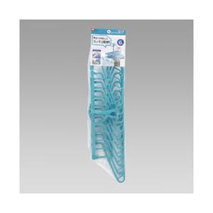 レック フリーグリップ10連ハンガー　ブルー W-306