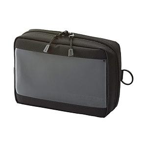 リヒトラブ SMART　FIT　クリヤーボックスポーチ　 A6　F7582-24  ブラック