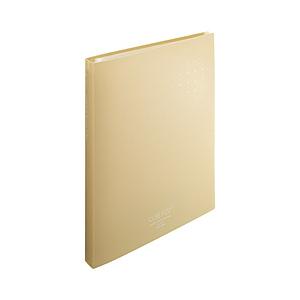 リヒトラブ クリヤーブック＜ポケット交換タイプ＞（ポケット30枚） A4 ベージユ   N-7016...