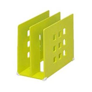 リヒトラブ 仕切りラック （S・黄緑）　A-7320-6