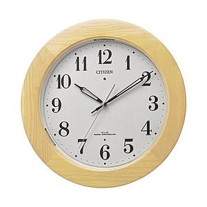 リズム時計 掛け時計 【リバライト561】 白パール色 8MY561SR03 ［電波