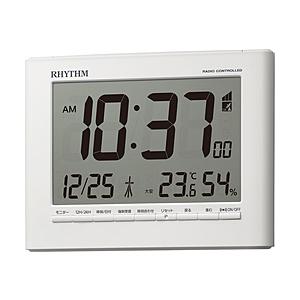 リズム時計 RHYTHM　掛置兼用　電波デジタル時計「フィットウェーブD203」　8RZ203SR0...