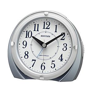 リズム時計 目覚まし時計 【フィットウェーブA439】 青 4RL439SR04 ［アナログ /電波...