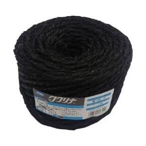 ユタカメイク ユタカ　荷造り紐　シュロ縄玉　約3mm×100m　ブラック M-134-BK