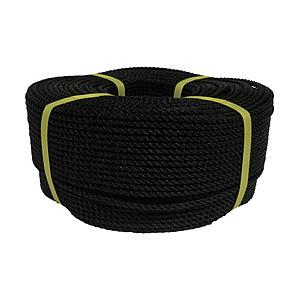 ユタカメイク ユタカメイク　ロープ　ＰＥロープ巻物　５φ×２００ｍ　ブラック   PE-94