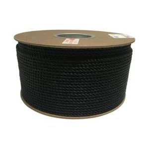 ユタカメイク ユタカ ポリエチレンロープドラム巻 5mm×200m ブラック PRE-94