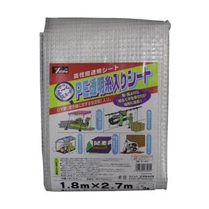 PE透明糸入りシート ユタカメイク 1.8m×2.7m B-309 B309