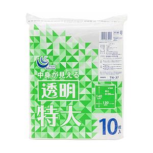 日本技研工業 TN-37透明ポリ袋 特大10P [振込不可]
