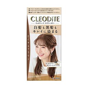 ダリヤ CLEODiTE（クレオディーテ）クリアリーカラー（白髪用） ロイヤルブラウン  1剤72g...