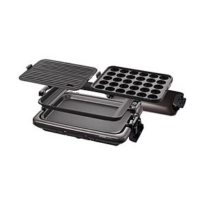 TIGER(タイガー) ホットプレート ブラウン CRV-G301T [プレート3枚]