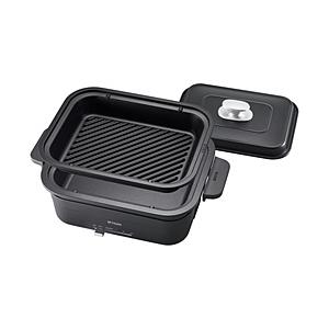 TIGER(タイガー) ホットプレート アイアンブラック CRL-A201KI [プレート2枚]