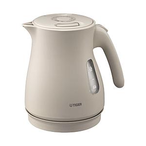 TIGER(タイガー) 蒸気レス電気ケトル  アーバンベージュ PCV-A100CU ［1.0L］