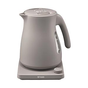 TIGER(タイガー) 温度調節機能付 蒸気レスケトル  チェスナッツグレー PTV-A120HC ...