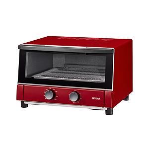 TIGER(タイガー) オーブントースター  レッド KAM-S132R