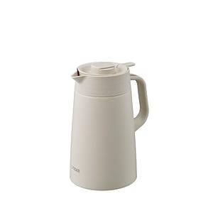 TIGER(タイガー) 真空断熱ステンレスポット〈プッシュレバータイプ〉  イーグレットホワイト P...