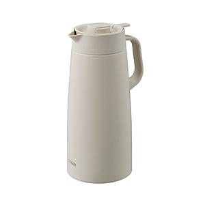 TIGER(タイガー) 真空断熱ステンレスポット〈プッシュレバータイプ〉  イーグレットホワイト P...