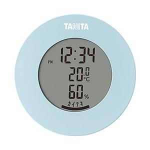 タニタ 温湿度計　デジタル  インフルエンザ対策 熱中症 カビ 観葉植物 ペット  ブルー TT58...