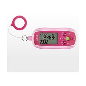 タニタ FB-736-PK ピンク 【防犯ブザー付】3Dセンサー搭載歩数計 [振込不可]