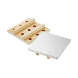 遠藤商事 SA木製付け板(18-8ステンレス張り) 21cm ＜BTK04021＞