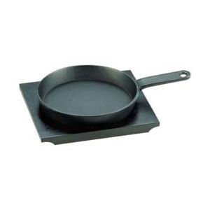 遠藤商事 SAアルミステーキ皿 柄付 ＜PSL06＞