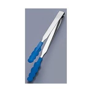 遠藤商事 Nライン抗菌耐熱カラートングGF ブルー ＜BTV8202＞