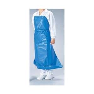 遠藤商事 機能性エプロン ガードロン 塩ビ抗菌 フィットM ブルー ＜SEP8706＞