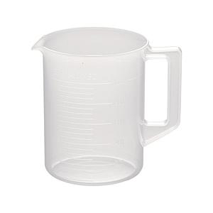 サンプラテック ポリプロピレン手付ビーカー 1030 1L ＜BBC05030＞ [振込不可]