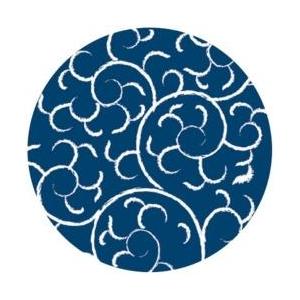 遠藤商事 紙コースター 唐草（100枚入） 12805 紺 ＜PKCR701＞