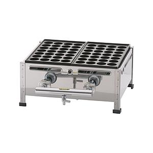 荒木金属製作所 関西式たこ焼器（28穴） 2枚掛 12・13A ＜GTK235＞