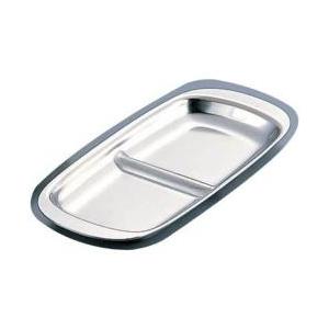 遠藤商事 18-8ミニカスタートレー（2仕切） 手なし ＜PKSA502＞