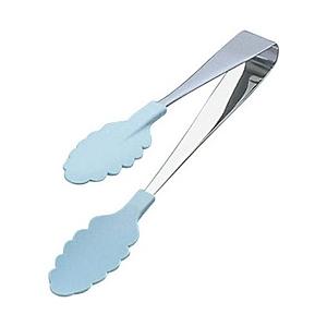 田辺金具 18-0抗菌 耐熱カラフルトング アイスブルー ＜BTV7606＞ [振込不可]