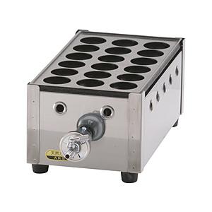荒木金属製作所 関西式たこ焼器（18穴） 1枚掛 13A ＜GTK7802＞
