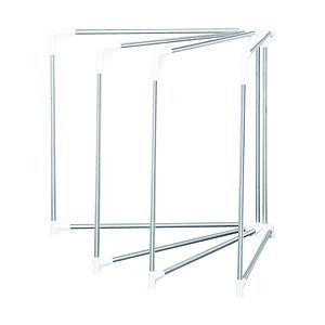 アイリスオーヤマ ステンレス大型物干し　SFW-40-R　ホワイト　SFW40R