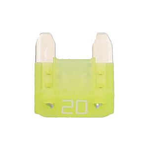 エーモン工業 3679　ミニ平型ヒューズ　20A　（約11×16×4mm）／5個入り   3679