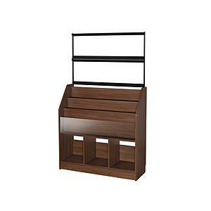 オークス レコードディスプレイラック RCS1030-D 木目ダーク AUX ダーク RCS1030...