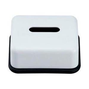 スリーライン メラミン ハーフティッシュボックス・黒底 HW-1405 ＜VTI1901＞