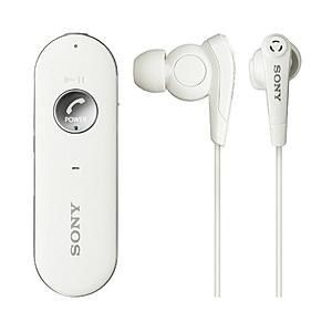 SONY(ソニー) MDR-EX31BN(ホワイト)【リモコン・マイク対応】【ノイズキャンセリング対応】 ワイヤレスステレオヘッドセット [振込不可]