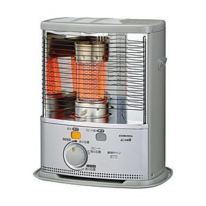 コロナ 反射式石油ストーブ SXシリーズ シルバー SX-2825Y ［木造8畳まで /コンクリート...