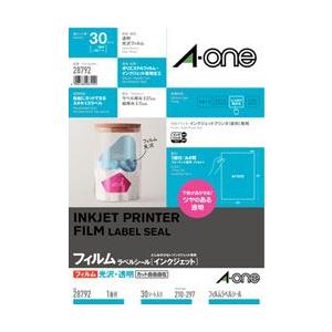エーワン 28792 (ラベルシール/インクジェットプリンタ用/光沢