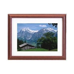 キング 木製額すずかぜ W6切（ブラウン） 【864】