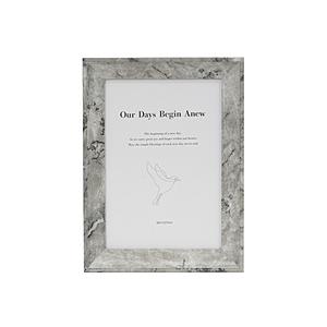 キング フォトフレーム marble Ｌサイズ  グレー