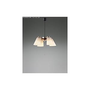 コイズミ ＬＥＤシャンデリア 木飾りデザイン　4灯タイプ    ［6畳 /電球色］