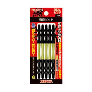 新亀製作所 サンフラッグ　強鉄ビット５本組＃２×１１０ｍｍ   TSS-52110