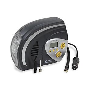 大自工業 エアーコンプレッサー 一目でわかるデジタル表示　オートストップ機能、LEDライト付 DC1...