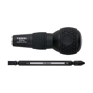 ベッセル ベッセル　ボールグリップ差替ドライバー　２２０Ｗ−６２   220W-62