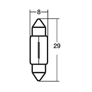 スタンレー電気 12V5W ルームランプ・マップランプ用電球 12V5W 10個入   A3022C