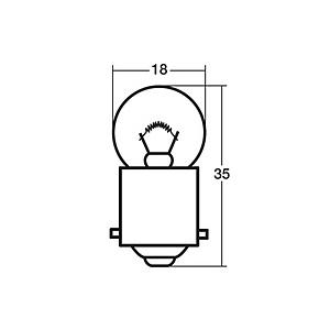 スタンレー電気 12V5W シングル球 10個入   A4174D