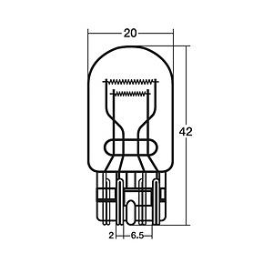 スタンレー電気 12V215W ウェッジベース電球 10個入   W7875