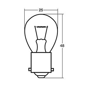 スタンレー電気 12V35W シングル球 10個入   A4580