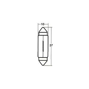 スタンレー電気 12V8W ルームランプ・マップランプ用電球 1箱/10個入   A3474 12V...
